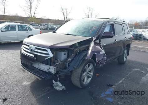 2013 Toyota Highlander Limited V6 from USA, damaged, VIN 5TDDK3EH9DS201460